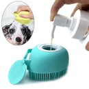 🛁 Escova de Banho 2 em 1 para Animais 🐾 – CleanPet com Dispensador de Champô 🧴 - MineirosOfertas