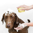 🛁 Escova de Banho 2 em 1 para Animais 🐾 – CleanPet com Dispensador de Champô 🧴 - MineirosOfertas