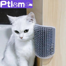 🐱 Escova de Massagem para Cantos de Parede para Gatos 🧼🖤 - MineirosOfertas